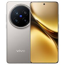 vivo X300 Pro phones, one in gold and one in grey, being held to showcase their large, circular Zeiss camera modules and premium design.